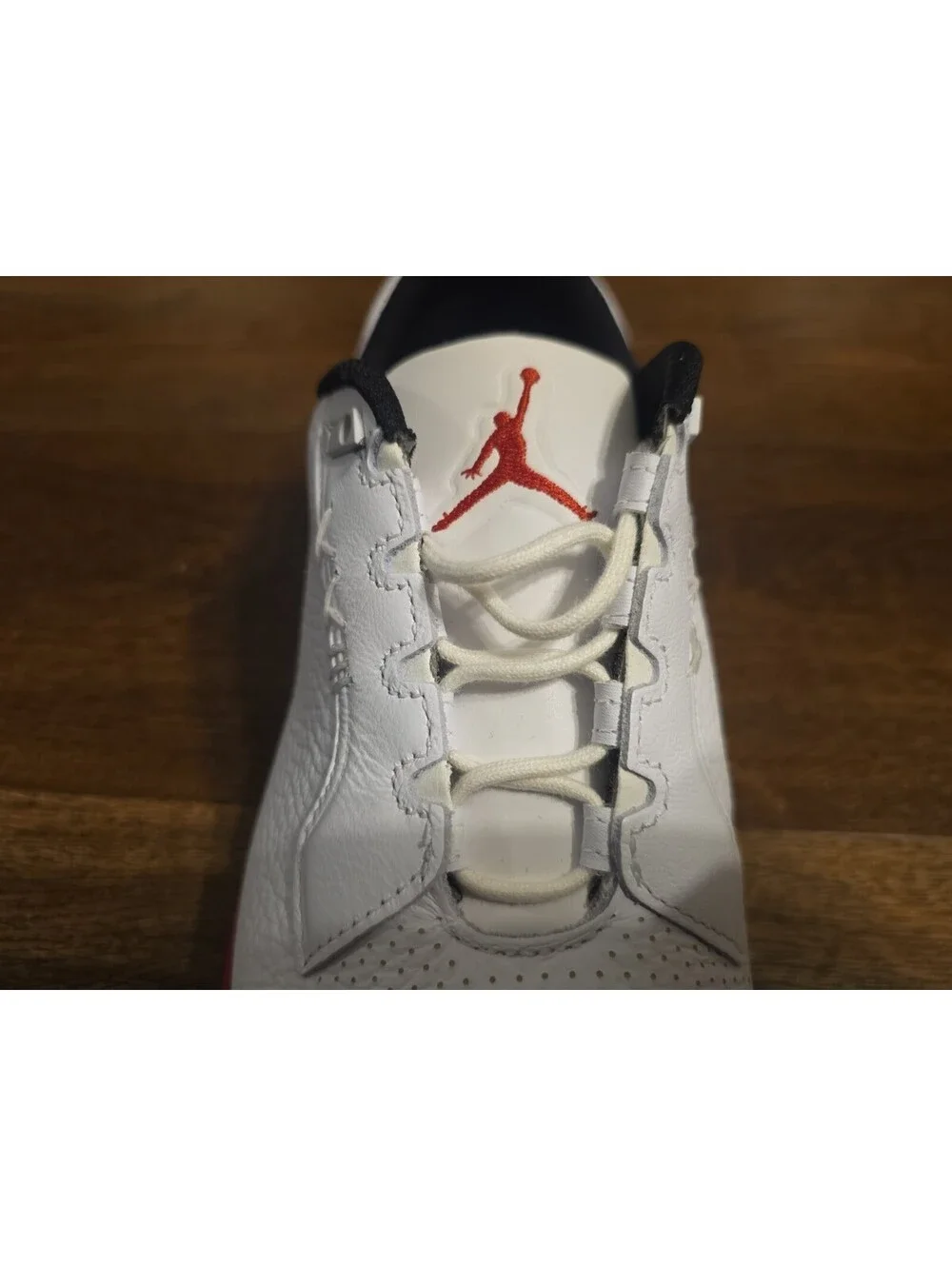 Nike Air Jordan ADG 5 White Black Red FQ6642-103 Golf Shoes Men's Size 9.5